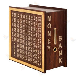 Wooden Piggy Bank.Durable wooden piggy bank for saving coins and cash. Ideal for kids learning savings habits and adults for home décor and gifting.