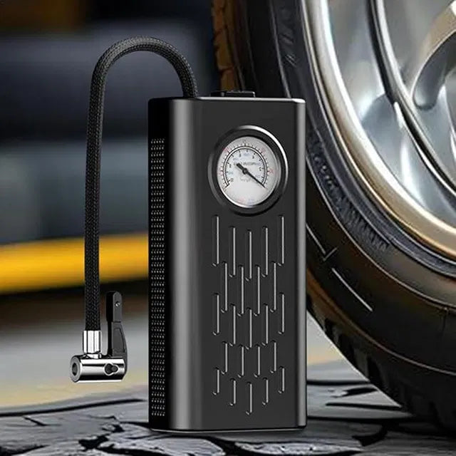 Air Compressor for Tires.Portable Air Compressor for Tires | Electric Tyre Inflator Pump for Car, Bike & Bicycle with Pressure Gauge