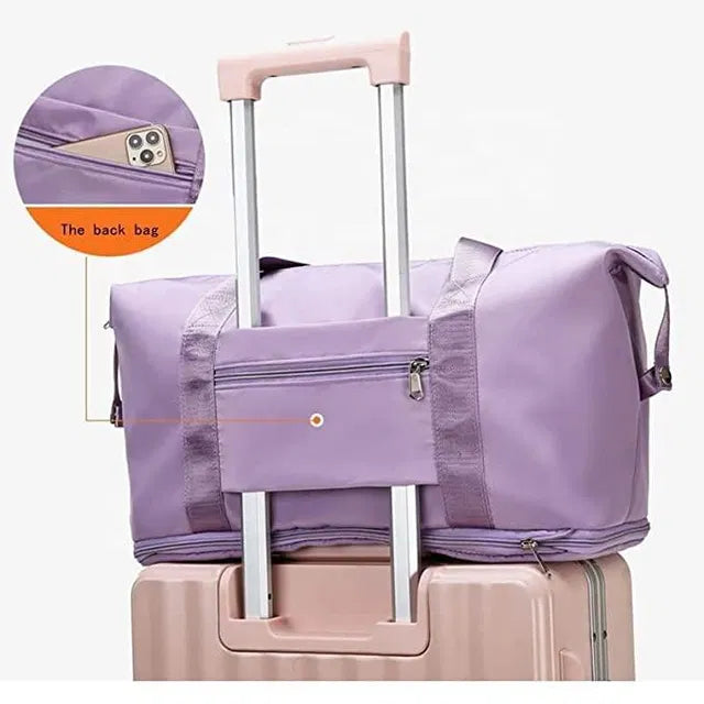 Water proof foldabe travel duffel bag.Waterproof Foldable Travel Duffel Bag – Lightweight & Expandable