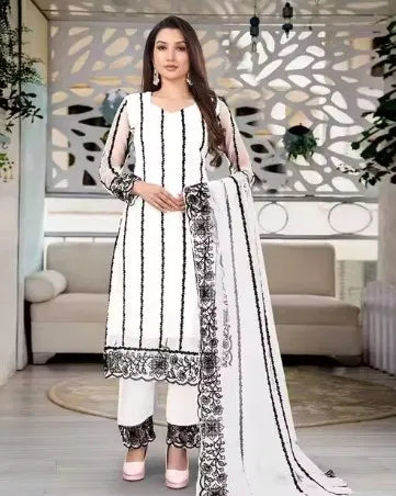 Kurta With Dupatta And Bottomwear