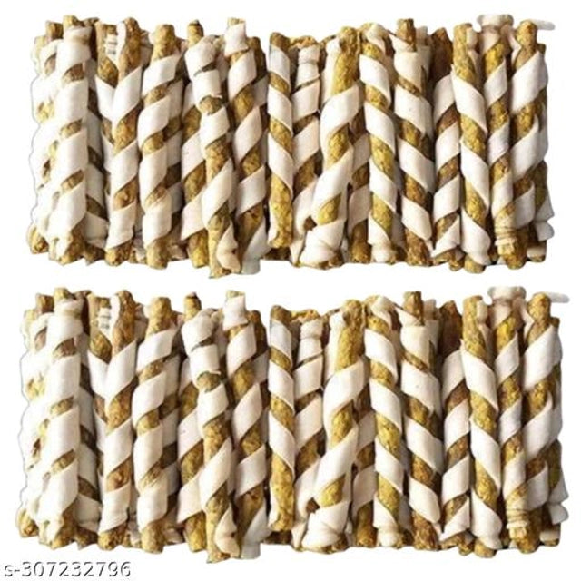 Rawhide Chicken Flavour Chew Sticks (1600 g)Rawhide Chicken Flavour Chew Sticks (1600 G) – Long Lasting And Protein Rich Dog Treat