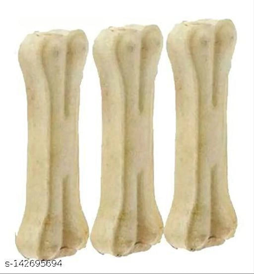 Rawhide Bone Treat for Pet (Pack of 5)Rawhide Bone Treat for Pets (Pack of 5) | Long-Lasting Chew for Dental Care & Training