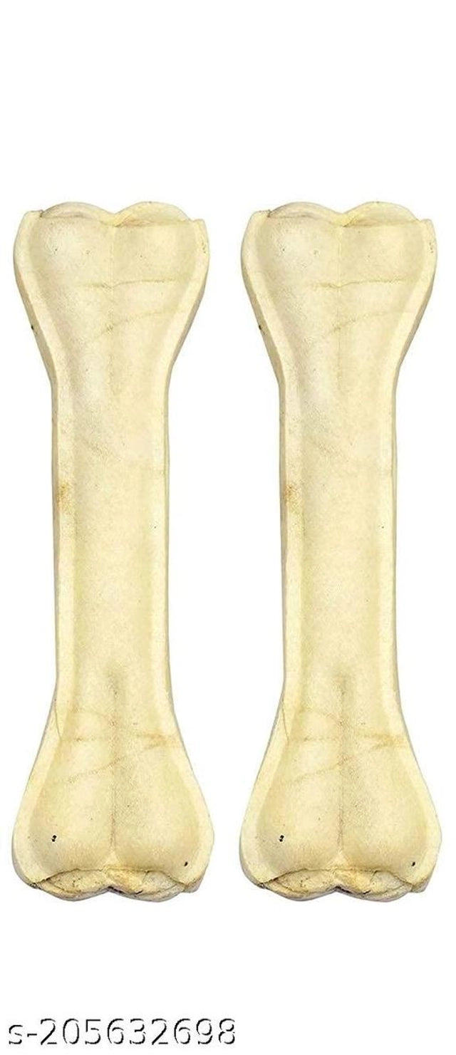 Rawhide Bone Treat for Dog (7 inches, Pack of 2)Rawhide Bone Treat for Dogs 7 Inches (Pack of 2) | Long-Lasting Chew for Dental Care & Training