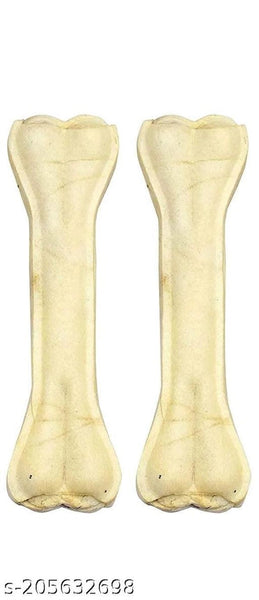 Rawhide Bone Treat for Dog (7 inches, Pack of 2)Rawhide Bone Treat for Dogs 7 Inches (Pack of 2) | Long-Lasting Chew for Dental Care & Training