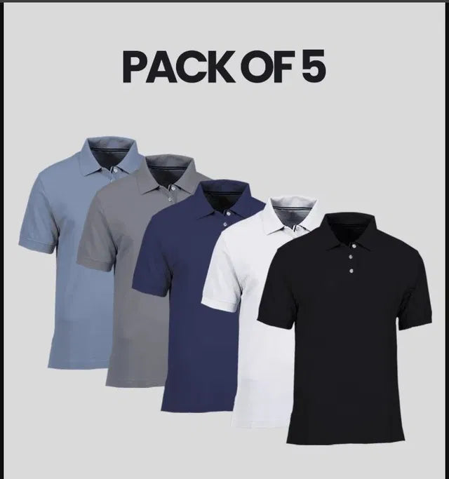 pack of 5 polo tshirt