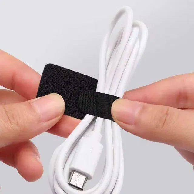 Cable Tie Self Adhesive Mounts (Pack of 10) | Stick-On Cable Tie Holders for Wire Management, Home, Office, TV, Computer & Electrical Cable Organization