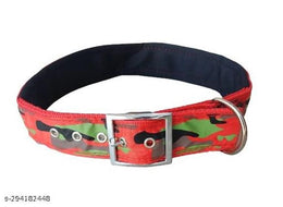 Neck Coller Belt for Pet (Multicolor, 1 inches).Neck Collar Belt For Dogs & Cats (Multicolor, 1 Inches) | Adjustable Pet Collar