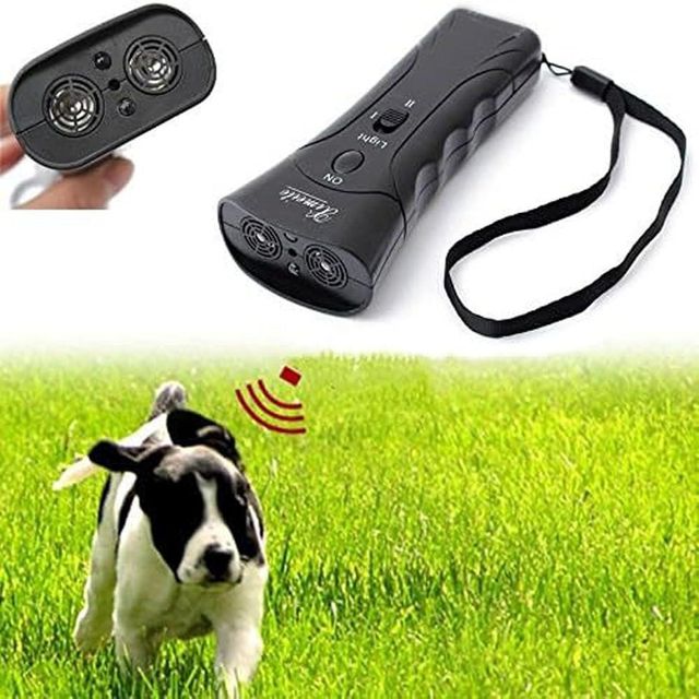 Ultrasonic Dog Chaser to Stop Animal Attacks & Aggression | Safe Ultrasonic Repeller for Dogs and Other Animals