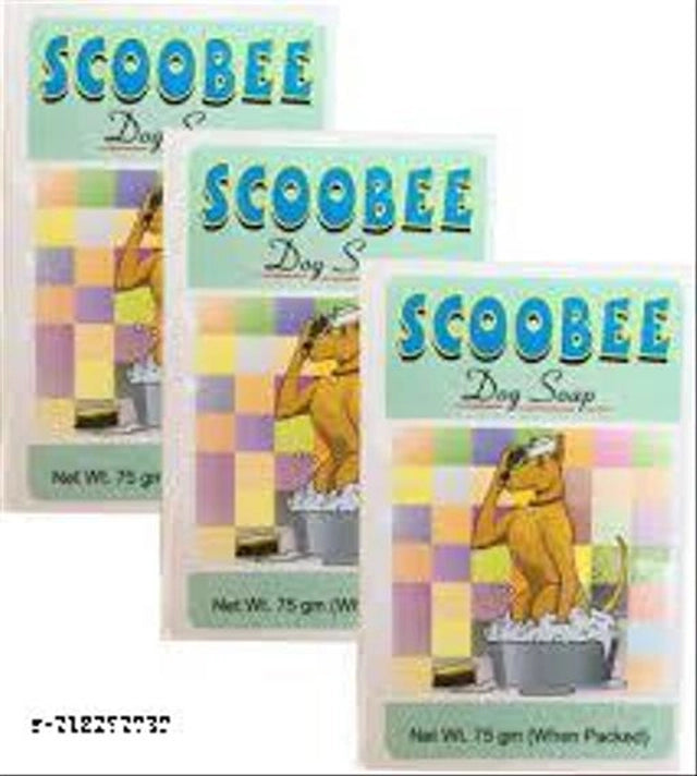Scoobee 3 In 1 Veterinary Pet Soap (225 ml, Pack of 3).Scoobee 3 In 1 Veterinary Pet Soap 225 ml (Pack of 3) | Anti Tick, Anti Flea & Antibacterial Dog Soap