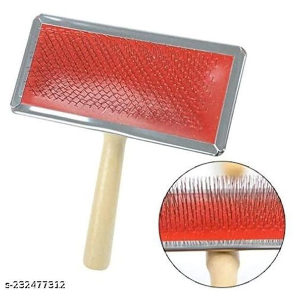 ABS Plastic Slicker Brush for Pet (Multicolor).ABS Plastic Slicker Brush for Pet Multicolor | Gentle Grooming Brush for Dogs & Cats | Removes Loose Hair, Tangles & Dirt