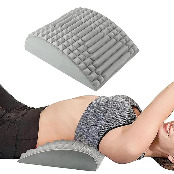 Back Stretcher and Neck Stretcher, Neck and Back Stretcher for Relief, Lumbar Cushion.Back & Neck Stretcher for Pain Relief with Lumbar Support Cushion