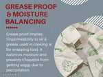 Food Wrapping Butter Paper Roll (Pack of 2, 25 m)Food Wrapping Butter Paper Roll Pack of 2 (25 m Each) | Greaseproof Non-Stick Baking & Food Packing Paper | Heat Resistant Food Grade Wrap