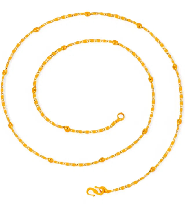 Womens Artificial Ballchain Necklace Long Length in Metal | F9 Quality Stylish Lightweight Jewellery for Daily Wear & Gifting