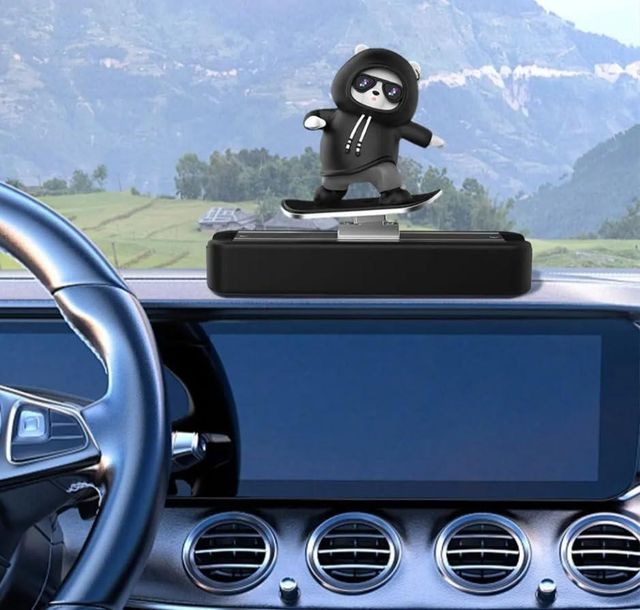 Car Dashboard Decorative Showpiece.Elegant Car Dashboard Decor – Compact & Non-Slip Design