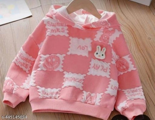 Cotton Blend Printed Hoodie for Girls (Pink, 0-1 Years)Shop the Cotton Blend Printed Hoodie for Girls in Pink, perfect for ages 0-1 years. Soft, cozy, and adorable hoodie ideal for babies, casual wear, and gift purposes.