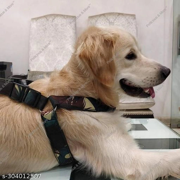 布藝狗狗胸背帶（多色，XL）布藝狗狗胸背帶 XL | 多色舒適可調式大型犬用胸背帶