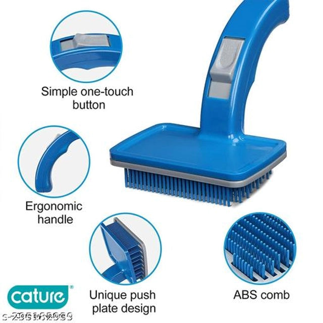 ABS Plastic Sliker Brush for Pet (Multicolor)ABS Plastic Slicker Brush For Dogs & Cats (Multicolor) | Professional Pet Grooming & Deshedding Brush