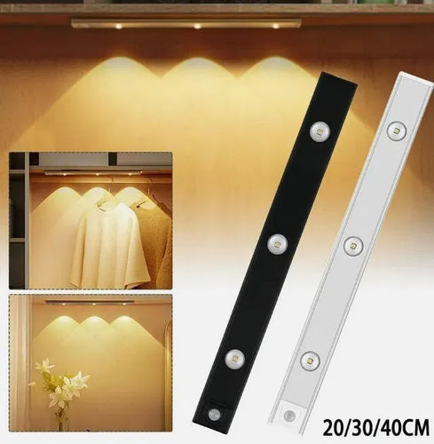 LED PIR Motion Sensor Cabinet With USB Rechargeble.LED PIR Motion Sensor Cabinet Light | USB Rechargeable Night Lamp for Home & Wardrobe.