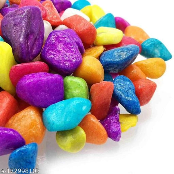 Decoration Pebbles Stones (Multicolor, 1000 g).Decoration Pebbles Stones (Multicolor, 1000 g) | Natural Decorative Pebbles for Garden, Aquarium, Vase & Home Décor