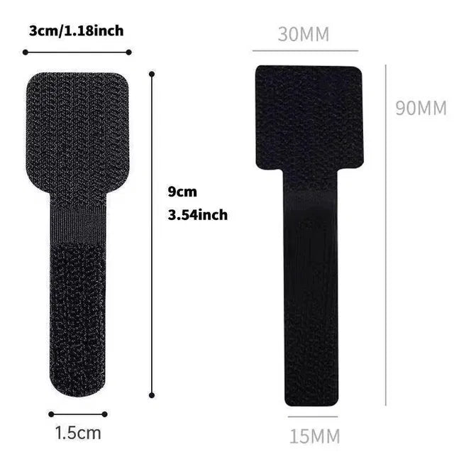 Cable Tie Self Adhesive Mounts (Pack of 10) | Stick-On Cable Tie Holders for Wire Management, Home, Office, TV, Computer & Electrical Cable Organization