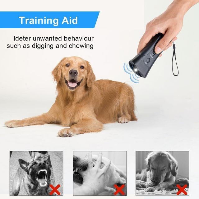 Ultrasonic Dog Chaser to Stop Animal Attacks & Aggression | Safe Ultrasonic Repeller for Dogs and Other Animals