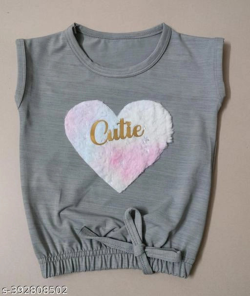 Cotton Blend Sleeveless Top for Girls (Grey, 0-1 Years).Soft and breathable cotton blend sleeveless top for baby girls aged 0–1 years. Lightweight, comfy, and perfect for daily wear, playtime, and summer outings.