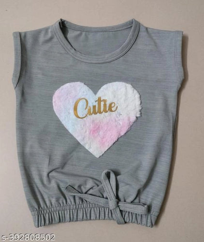 Cotton Blend Sleeveless Top for Girls (Grey, 0-1 Years).Soft and breathable cotton blend sleeveless top for baby girls aged 0–1 years. Lightweight, comfy, and perfect for daily wear, playtime, and summer outings.