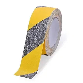 Anti Slip Tape Yellow & Black 5cm x 5m | High Visibility Non-Slip Safety Tape for Stairs, Ramps, Floors, Workshop & Industrial Use