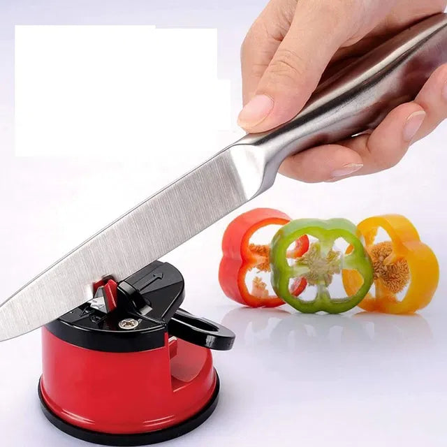 Manual Knife Sharpener.3 Stage Kitchen Blade Sharpening Tool for Stainless Steel & Ceramic Knives.
