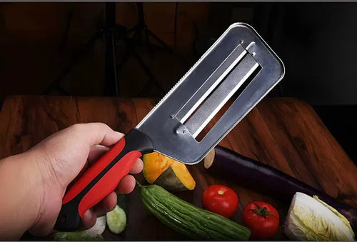 Slicer Double 2 Slice Blade Slicing Knife.Perfect Slices for Bread & Vegetables.Uniform Cutting Tool