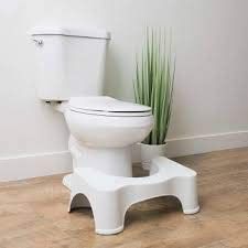 Squat Stool Potty Stool Toilet Squat Stool for Western Toilet.Toilet Squat Stool for Western Toilet – Ergonomic Potty Stool for Better Posture & Easy Bowel Movement