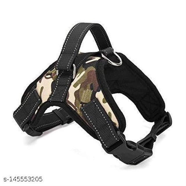 Cotton Body Harness for Dog (Multicolor, L)Cotton Body Harness for Dogs | Comfortable & Breathable | Multicolor | Size L