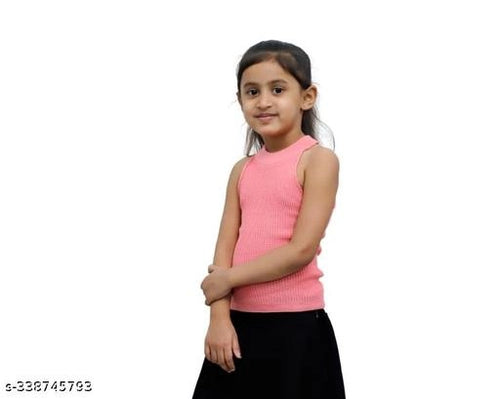 Cotton Blend Solid Top for Girls (Pink, 2-3 Years)Soft cotton blend solid pink top for girls (2–3 Years) – breathable, comfortable, and stylish. Perfect for school, playdates, and casual wear.