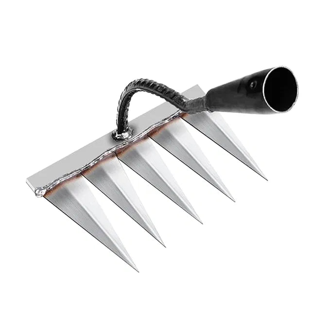 Teeth Carbon Steel Garden Weeding.Durable Hand Weeder for Easy Weed Removal.Sharp Teeth Tool for Root Weed Removal.