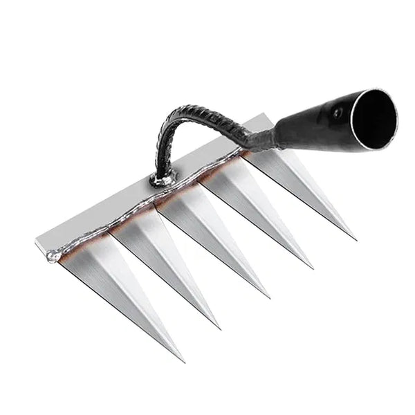 Teeth Carbon Steel Garden Weeding.Durable Hand Weeder for Easy Weed Removal.Sharp Teeth Tool for Root Weed Removal.