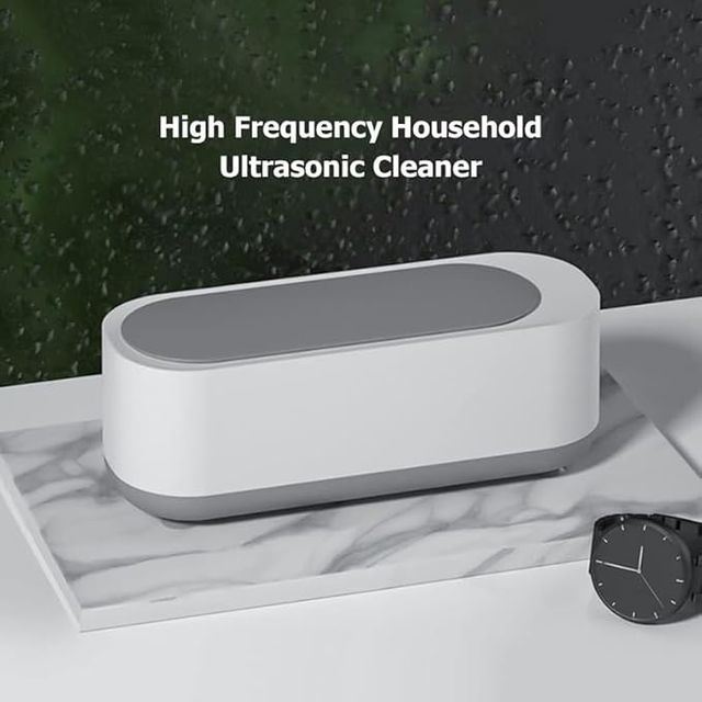 Household Mini Portable Ultrasonic Vibration Cleaning Machine for Jewelry Glasses.Ultrasonic Cleaner for Glasses & Jewelry – Compact & Easy to Use