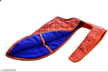 Fabric Winter Jacket for Dog (Multicolor, 18 inches)