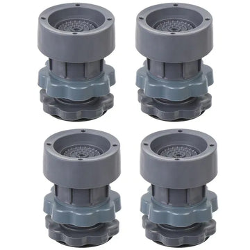 Washing Machine Vibration Pads, Floor Trays, Refrigerator Stand (4 Pcs Set)Anti-Vibration Pads & Floor Stand Set (4 pcs) – Washing Machine & Refrigerator Support
