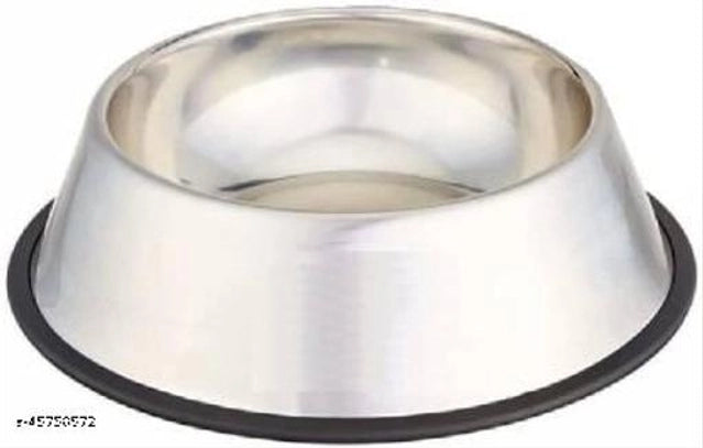 Stainless Steel Feeding Bowl for Pet (Multicolor, 350 ml)