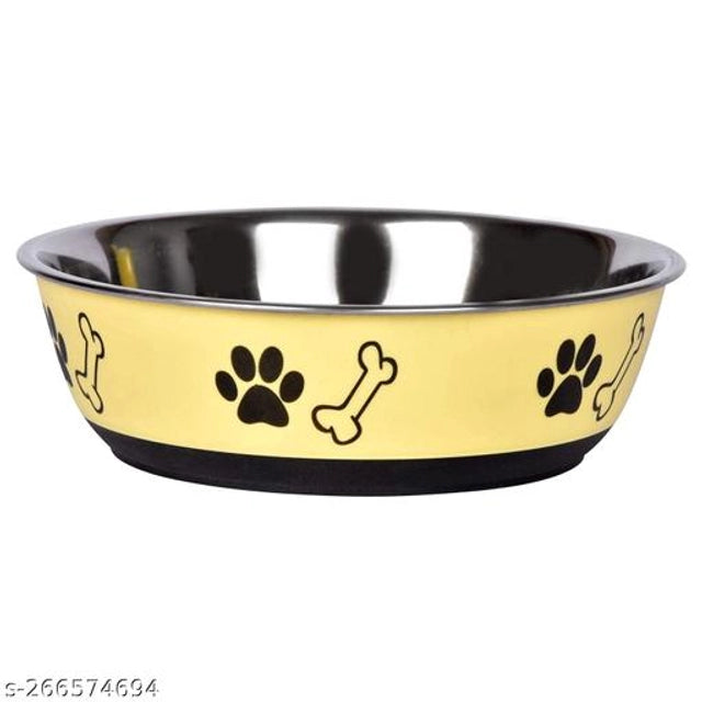 Stainless Steel Feeding Bowls for Pet (Multicolor, 700 ml)Stainless Steel Feeding Bowls For Dogs & Cats (Multicolor, 700 Ml) | Rust Proof Durable Pet Food & Water Bowl