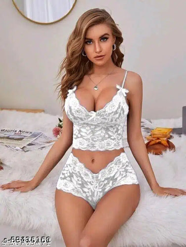Babydolls for Women (White, XXXL) (Set of 1)white babydoll nightwear, plus size babydoll, XXXL night dress women, women babydoll lingerie,