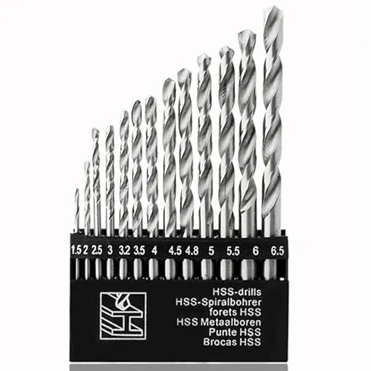 Drill Bits for Wood, Malleable Iron, Aluminium, Plastic.Multi Material Drill Bit Set – Precision Dr illing for Home & Workshop