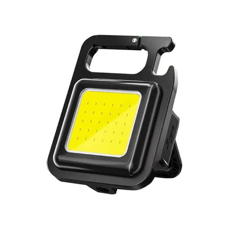 COB Keychain Lamp High Brightness Multifunctional Portable Light Bottle Opener LED Mini Torch