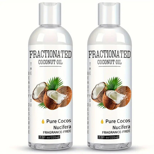 Coconut Oil For Skin & Hair, Massage Oil With 100% Pure Cocos Nucifera (Pack of 2).Natural Cocos Nucifera Massage Oil.