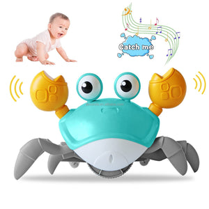 1. Crab Baby Toy Crawling with Music and LED Light