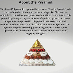 1. Crystal Wealth Gomati Chakra Shree Yantra Pyramid