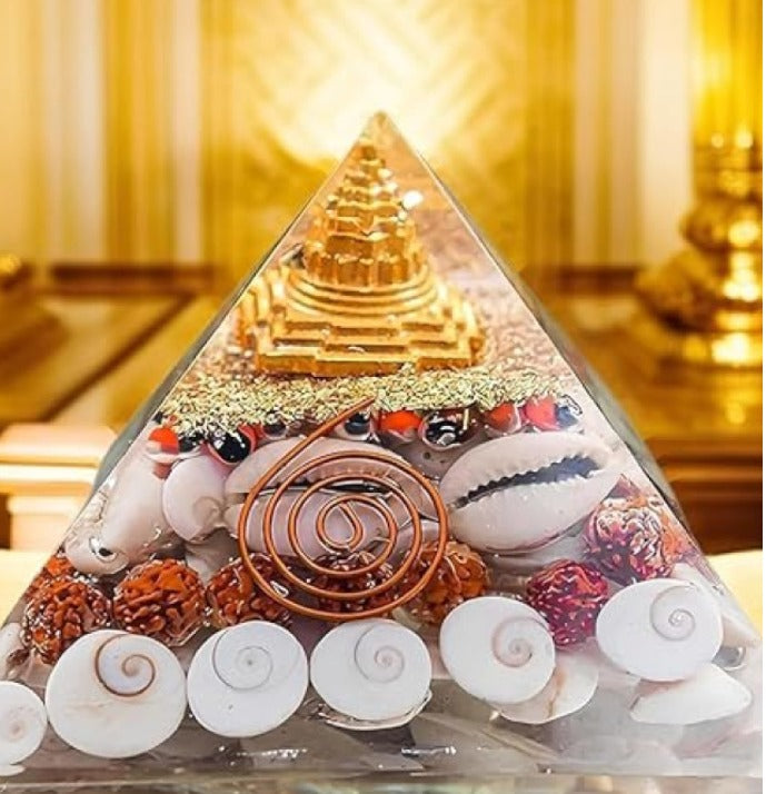Crystal Wealth Gomati Chakra Shree Yantra Pyramid – Nammakudisai
