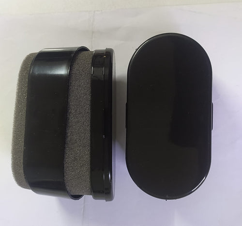 SHOE SHINER 2 IN 1 INNER BOX SHOE SHINER  OUTER FOAM FOR USE AS BRUSH PACK OF 2 PCS