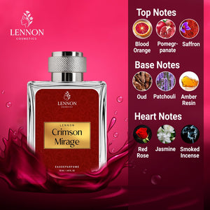 1. Crimson Mirage Long Lasting Fragrance Perfumes