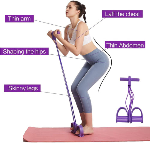 Elastic Yoga Pedal Puller Resistance Band